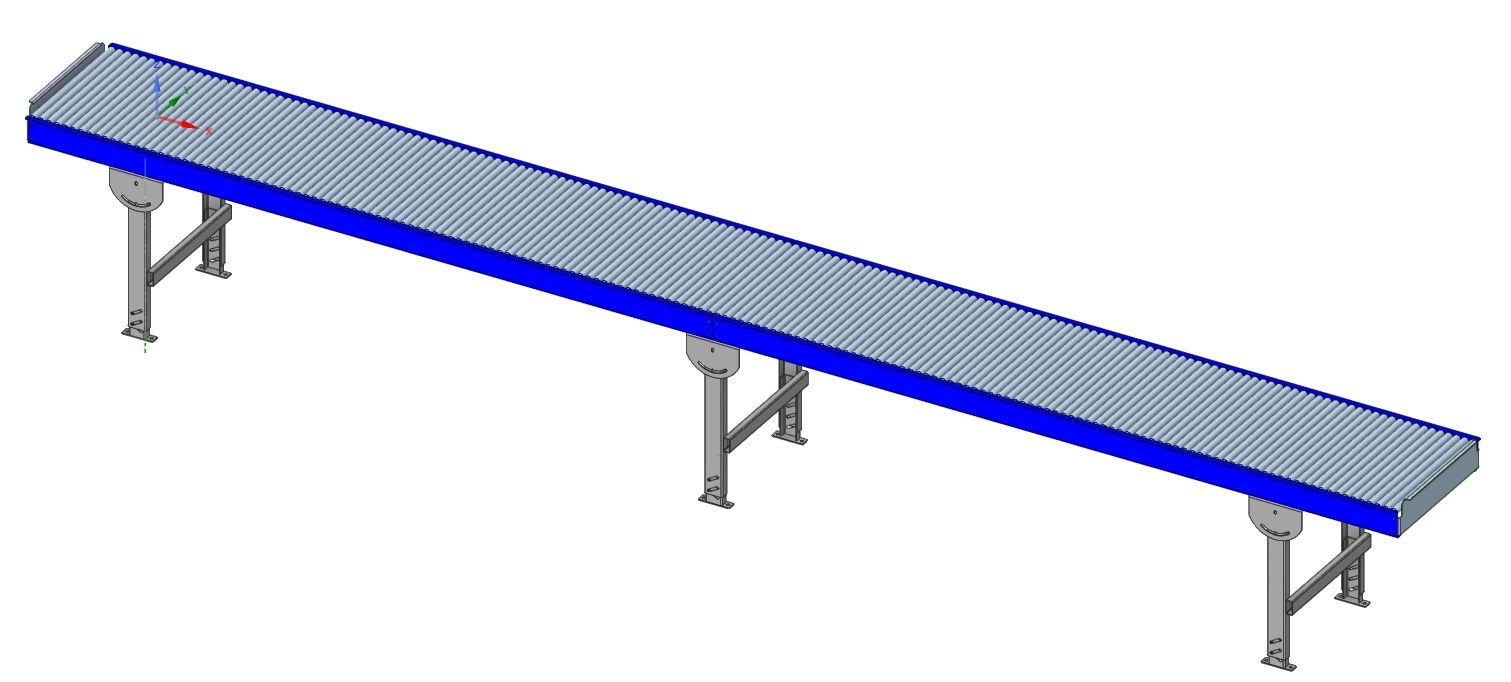 Rollenbaan niet aangedreven_CAD02